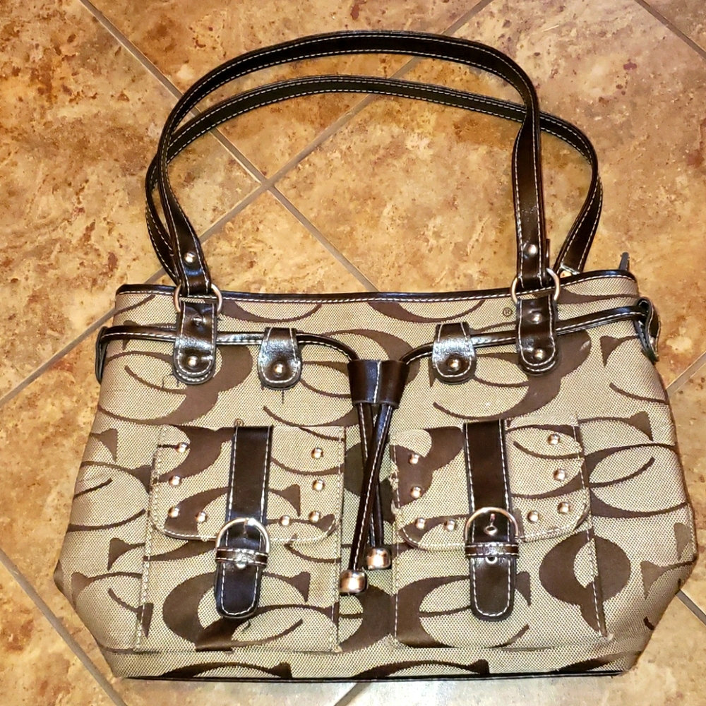 Tan purse